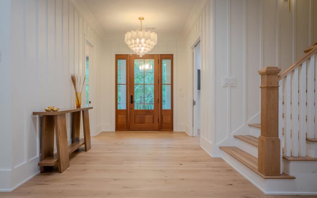 Kiawah Island, Belted Kingfisher, foyer, board and batten